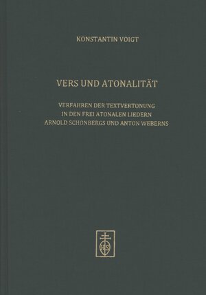 Buchcover Vers und Atonalität | Konstantin Voigt | EAN 9783862960651 | ISBN 3-86296-065-X | ISBN 978-3-86296-065-1