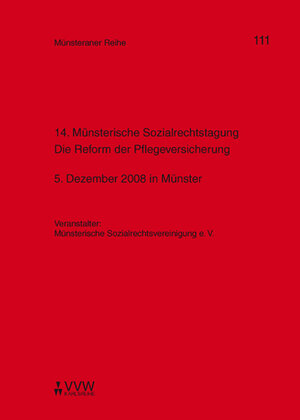 Buchcover 14. Münsterische Sozialrechtstagung | Heinz-Dietrich Steinmeyer | EAN 9783862981687 | ISBN 3-86298-168-1 | ISBN 978-3-86298-168-7