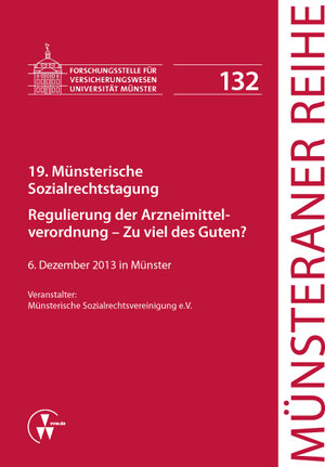 Buchcover 19. Münsterische Sozialrechtstagung  | EAN 9783862983407 | ISBN 3-86298-340-4 | ISBN 978-3-86298-340-7
