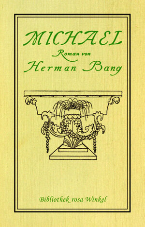Buchcover Michael | Herman Bang | EAN 9783863000639 | ISBN 3-86300-063-3 | ISBN 978-3-86300-063-9