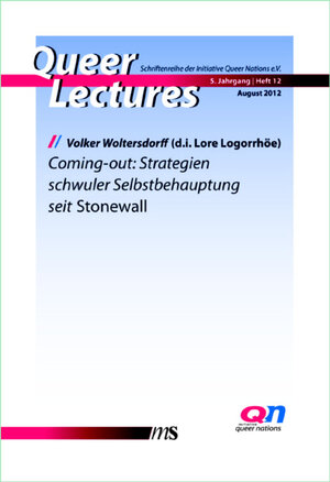 Buchcover Coming-out: Strategien schwuler Selbstbehauptung seit Stonewall | Volker Woltersdorff | EAN 9783863001018 | ISBN 3-86300-101-X | ISBN 978-3-86300-101-8