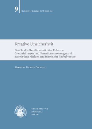 Buchcover Kreative Unsicherheit | Alexander Thomas Dobeson | EAN 9783863091170 | ISBN 3-86309-117-5 | ISBN 978-3-86309-117-0