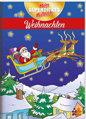 Buchcover Mein superdickes Malbuch. Weihnachten  | EAN 9783863185602 | ISBN 3-86318-560-9 | ISBN 978-3-86318-560-2