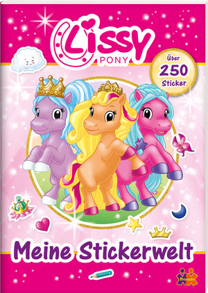 Buchcover Lissy PONY. Meine Stickerwelt  | EAN 9783863185879 | ISBN 3-86318-587-0 | ISBN 978-3-86318-587-9