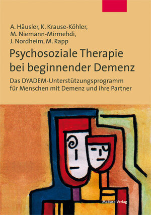 Buchcover Psychosoziale Therapie bei beginnender Demenz | Andreas Häusler | EAN 9783863211813 | ISBN 3-86321-181-2 | ISBN 978-3-86321-181-3