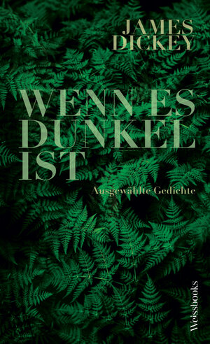 Buchcover Wenn es dunkel ist | James Dickey | EAN 9783863372040 | ISBN 3-86337-204-2 | ISBN 978-3-86337-204-0