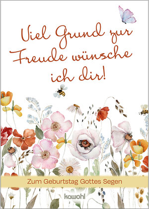 Buchcover Viel Grund zur Freude wünsche ich dir | Petra Würth | EAN 9783863385279 | ISBN 3-86338-527-6 | ISBN 978-3-86338-527-9