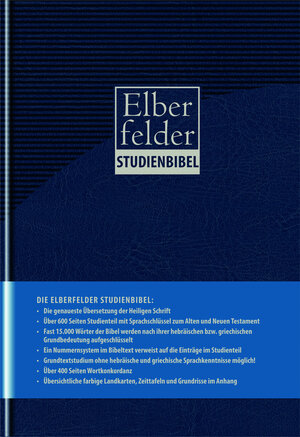 Buchcover Elberfelder Bibel 2006 Kunstleder blau  | EAN 9783863532444 | ISBN 3-86353-244-9 | ISBN 978-3-86353-244-4