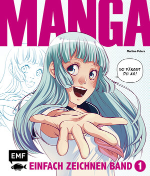 Buchcover Manga einfach zeichnen Band 1 | Martina Peters | EAN 9783863554453 | ISBN 3-86355-445-0 | ISBN 978-3-86355-445-3