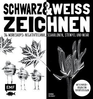 Buchcover Schwarz & Weiß zeichnen | Deborah Velasquez | EAN 9783863556457 | ISBN 3-86355-645-3 | ISBN 978-3-86355-645-7