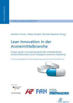 Buchcover Lean Innovation in der Arzneimittelbranche  | EAN 9783863591861 | ISBN 3-86359-186-0 | ISBN 978-3-86359-186-1
