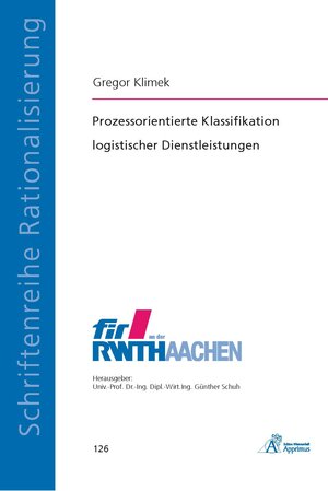 Buchcover Prozessorientierte Klassifikation logistischer Dienstleistungen | Gregor Klimek | EAN 9783863592325 | ISBN 3-86359-232-8 | ISBN 978-3-86359-232-5
