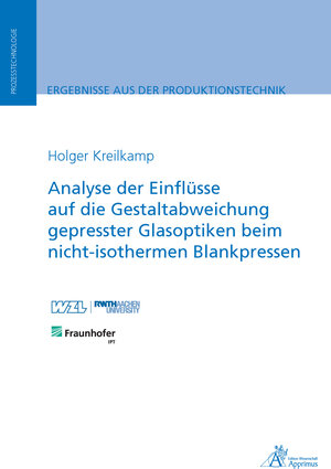 Buchcover Analyse der Einflüsse auf die Gestaltabweichung gepresster | Holger Kreilkamp | EAN 9783863596590 | ISBN 3-86359-659-5 | ISBN 978-3-86359-659-0