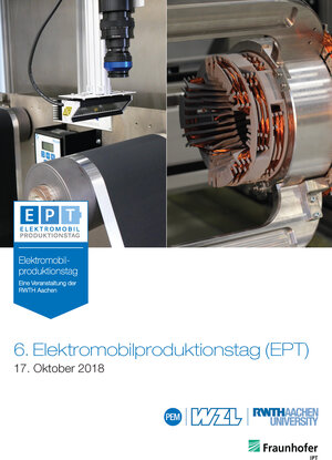 Buchcover 6. Elektromobilproduktionstag (EPT) | Achim Kampker | EAN 9783863596682 | ISBN 3-86359-668-4 | ISBN 978-3-86359-668-2
