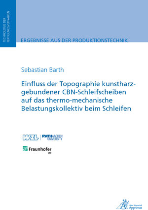 Buchcover Einfluss der Topographie kunstharzgebundener CBN-Schleifscheiben auf das | Sebastian Barth | EAN 9783863597313 | ISBN 3-86359-731-1 | ISBN 978-3-86359-731-3