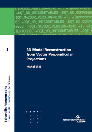 Buchcover 3D Model Reconstruction from Vector Perpendicular Projections | Michal Eliáš | EAN 9783863600136 | ISBN 3-86360-013-4 | ISBN 978-3-86360-013-6