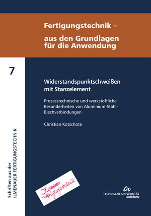 Buchcover Widerstandspunktschweißen mit Stanzelement | Christian Kotschote | EAN 9783863601997 | ISBN 3-86360-199-8 | ISBN 978-3-86360-199-7