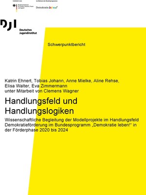 Buchcover Handlungsfeld und Handlungslogiken | Katrin Ehnert | EAN 9783863793555 | ISBN 3-86379-355-2 | ISBN 978-3-86379-355-5