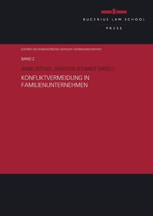 Buchcover Konfliktvermeidung in Familienunternehmen | Martin Erker | EAN 9783863810351 | ISBN 3-86381-035-X | ISBN 978-3-86381-035-1