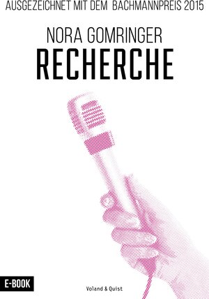 Buchcover Recherche | Nora Gomringer | EAN 9783863911287 | ISBN 3-86391-128-8 | ISBN 978-3-86391-128-7