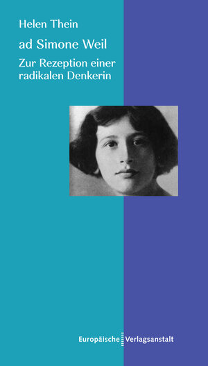 Buchcover ad Simone Weil | Helen Thein | EAN 9783863931575 | ISBN 3-86393-157-2 | ISBN 978-3-86393-157-5