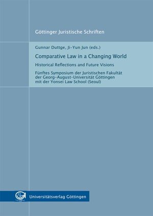 Buchcover Comparative Law in a Changing World  | EAN 9783863954369 | ISBN 3-86395-436-X | ISBN 978-3-86395-436-9