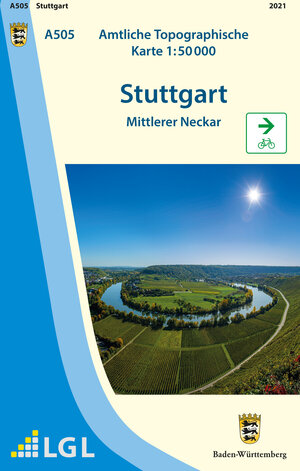 Buchcover A505 Amtliche Topographische Karte 1:50 000 Stuttgart  | EAN 9783863985004 | ISBN 3-86398-500-1 | ISBN 978-3-86398-500-4