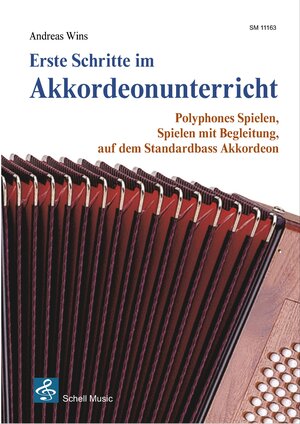 Buchcover Erste Schritte im Akkordeonunterricht | Andreas Wins | EAN 9783864111631 | ISBN 3-86411-163-3 | ISBN 978-3-86411-163-1