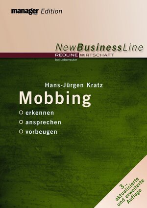 Buchcover Mobbing | Hans-Jürgen Kratz | EAN 9783864140334 | ISBN 3-86414-033-1 | ISBN 978-3-86414-033-4