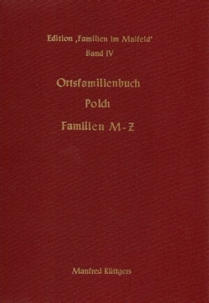 Buchcover Ortsfamilienbuch Polch 1664-1985 | Manfred Rüttgers | EAN 9783864243073 | ISBN 3-86424-307-6 | ISBN 978-3-86424-307-3