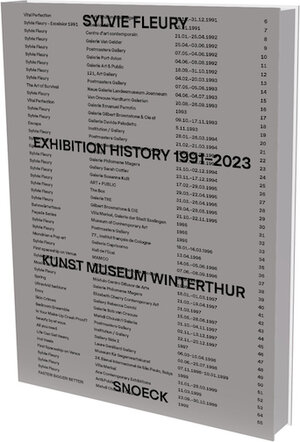 Buchcover Sylvie Fleury: Exhibition History 1991–2023  | EAN 9783864424205 | ISBN 3-86442-420-8 | ISBN 978-3-86442-420-5