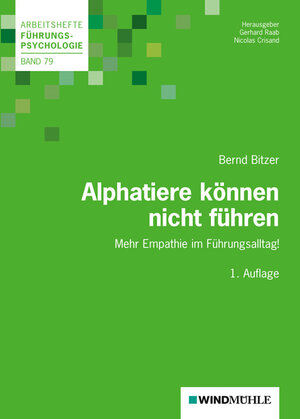 Buchcover Alphatiere können nicht führen | Bernd Bitzer | EAN 9783864510366 | ISBN 3-86451-036-8 | ISBN 978-3-86451-036-6