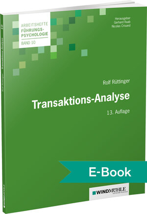 Buchcover Transaktions-Analyse | Rolf Rüttinger | EAN 9783864510823 | ISBN 3-86451-082-1 | ISBN 978-3-86451-082-3