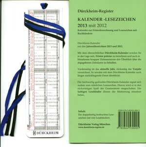 Buchcover Kalenderübersicht 2012 / 2013 für Loseblattsammlungen | Constantin von Dürckheim | EAN 9783864530005 | ISBN 3-86453-000-8 | ISBN 978-3-86453-000-5