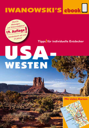 Buchcover USA-Westen - Reiseführer von Iwanowski | Dr. Margit Brinke | EAN 9783864570834 | ISBN 3-86457-083-2 | ISBN 978-3-86457-083-4