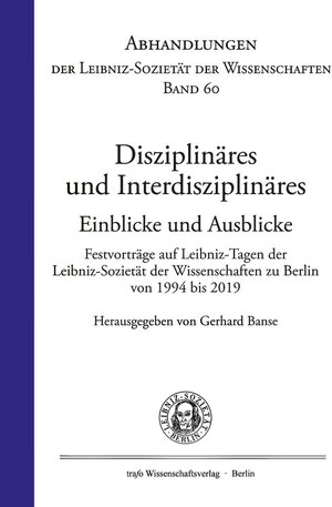 Buchcover Disziplinäres und Interdisziplinäres. Einblicke und Ausblicke | Hartmut Hecht | EAN 9783864642111 | ISBN 3-86464-211-6 | ISBN 978-3-86464-211-1