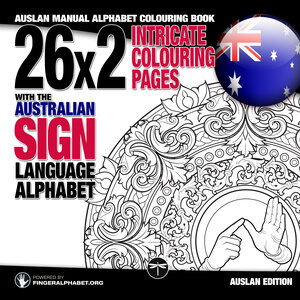 Buchcover 26x2 Intricate Colouring Pages with the Australian Sign Language Alphabet | Lassal | EAN 9783864690433 | ISBN 3-86469-043-9 | ISBN 978-3-86469-043-3
