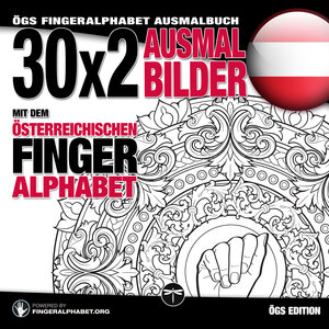 Buchcover 30x2 Ausmalbilder mit dem österreichischen Fingeralphabet | Lassal | EAN 9783864690532 | ISBN 3-86469-053-6 | ISBN 978-3-86469-053-2