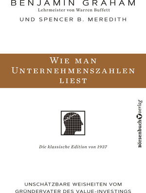 Buchcover Wie man Unternehmenszahlen liest | Benjamin Graham | EAN 9783864706806 | ISBN 3-86470-680-7 | ISBN 978-3-86470-680-6