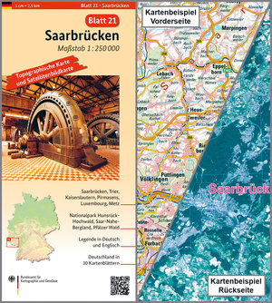 Buchcover Saarbrücken | BKG - Bundesamt für Kartographie und Geodäsie | EAN 9783864821097 | ISBN 3-86482-109-6 | ISBN 978-3-86482-109-7
