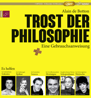 Buchcover Trost der Philosophie | Alain de Botton | EAN 9783864844539 | ISBN 3-86484-453-3 | ISBN 978-3-86484-453-9