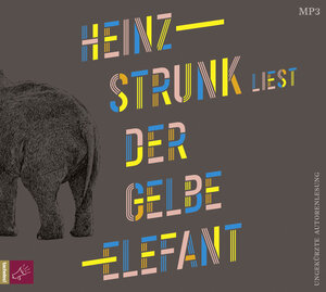 Buchcover Der gelbe Elefant | Heinz Strunk | EAN 9783864848346 | ISBN 3-86484-834-2 | ISBN 978-3-86484-834-6