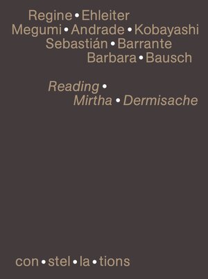Buchcover Reading Mirtha Dermisache | Regine Ehleiter | EAN 9783864853333 | ISBN 3-86485-333-8 | ISBN 978-3-86485-333-3