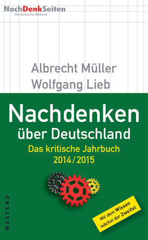 Buchcover Nachdenken über Deutschland | Albrecht Müller | EAN 9783864890758 | ISBN 3-86489-075-6 | ISBN 978-3-86489-075-8