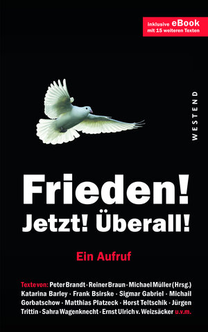 Buchcover Frieden! Jetzt! Überall! | Michael Müller | EAN 9783864892493 | ISBN 3-86489-249-X | ISBN 978-3-86489-249-3