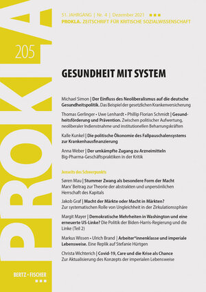Buchcover Gesundheit mit System | Prokla 205 | EAN 9783865059055 | ISBN 3-86505-905-8 | ISBN 978-3-86505-905-5
