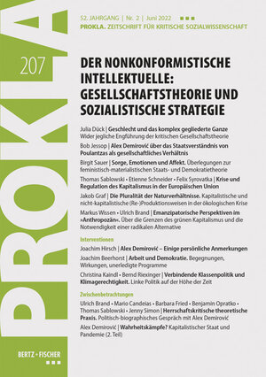 Buchcover Der nonkonformistische Intellektuelle: Gesellschaftstheorie und sozialistische Strategie | Prokla 207 | EAN 9783865059079 | ISBN 3-86505-907-4 | ISBN 978-3-86505-907-9