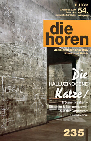 Buchcover die horen Zeitschrift für Literatur, Kunst und Kritik  | EAN 9783865099044 | ISBN 3-86509-904-1 | ISBN 978-3-86509-904-4