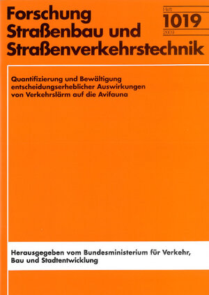 Buchcover Quantifizierung und Bewältigung entscheidungserheblicher Auswirkungen von Verkehrslärm auf die Avifauna | Annick Garniel | EAN 9783865099068 | ISBN 3-86509-906-8 | ISBN 978-3-86509-906-8