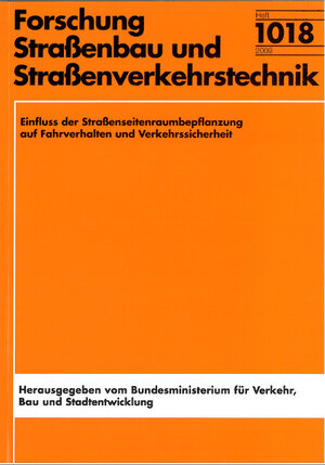 Buchcover Einfluss der Straßenseitenraumbepflanzung auf Fahrverhalten und Verkehrssicherheit | Christian Lippold | EAN 9783865099495 | ISBN 3-86509-949-1 | ISBN 978-3-86509-949-5